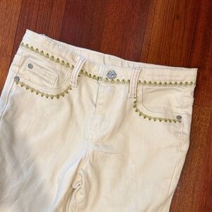 Matilda Jane Cream Jeans with Elegant Stitching